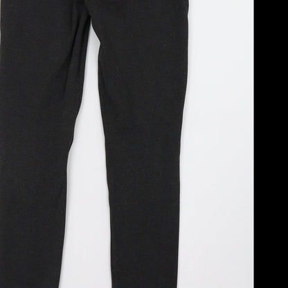 Womens UK Size S Zara Regular Fit  Grey Trousers