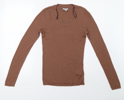H&M Womens Brown   Pullover Sweatshirt Size M