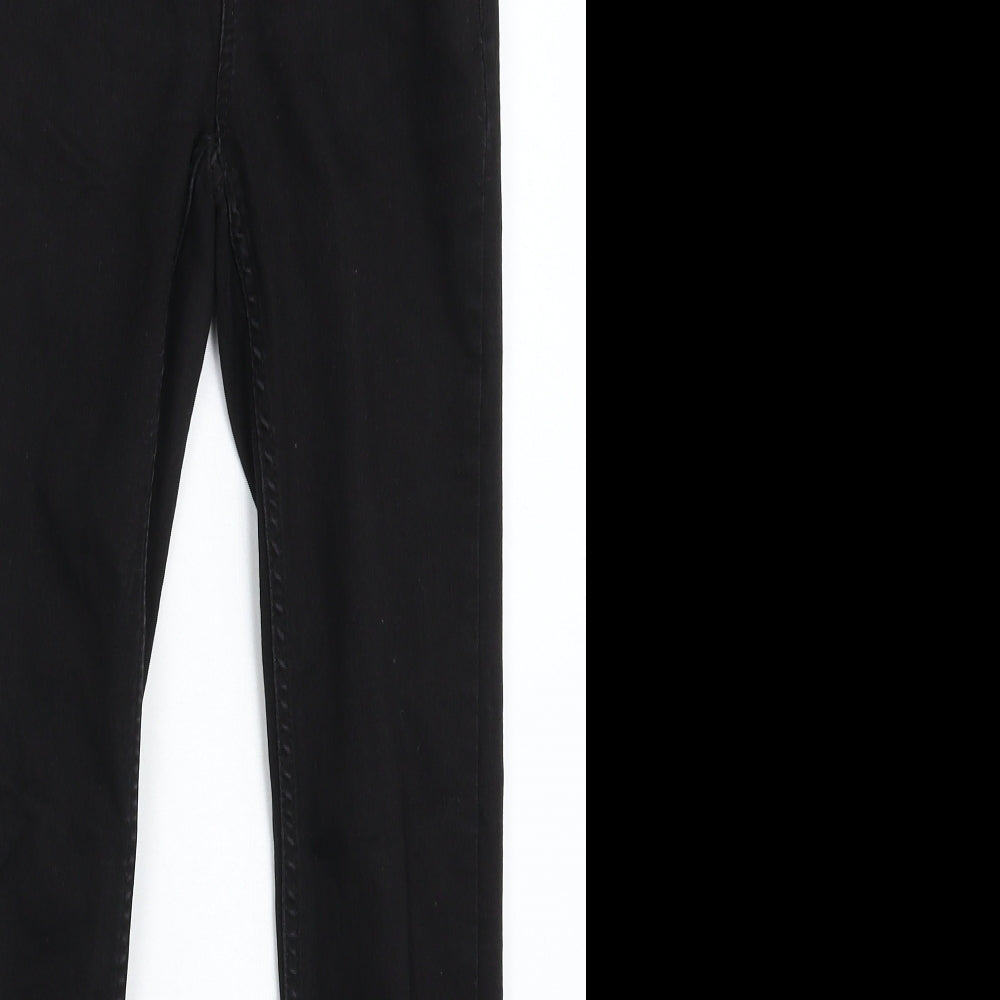 New Look Womens Black  Denim Jegging Jeans Size 6 L27 in