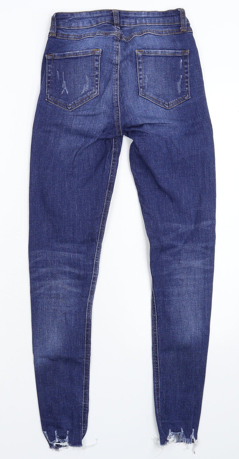 Denim & Co. Womens Blue  Denim Skinny Jeans Size 6 L27 in