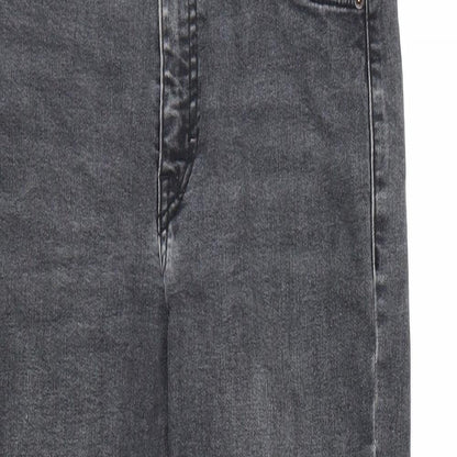 Topshop Womens Black  Denim Skinny Jeans Size 28 L24 in