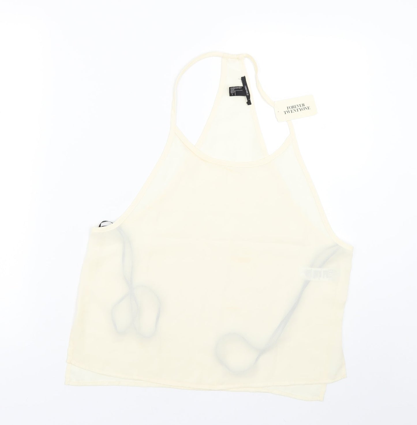 FOREVER 21 Womens Beige   Basic Tank Size S