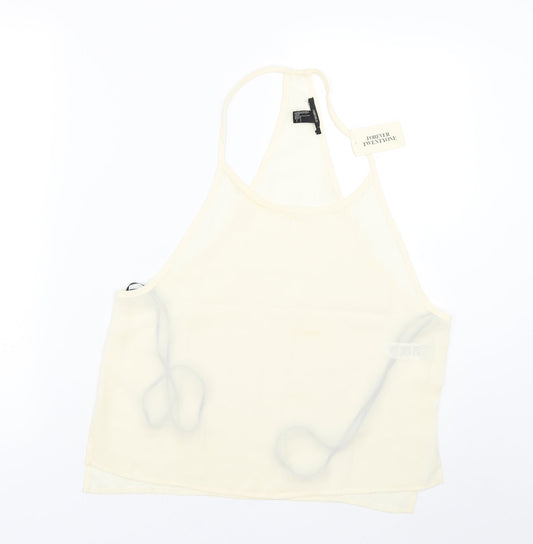 FOREVER 21 Womens Beige   Basic Tank Size S