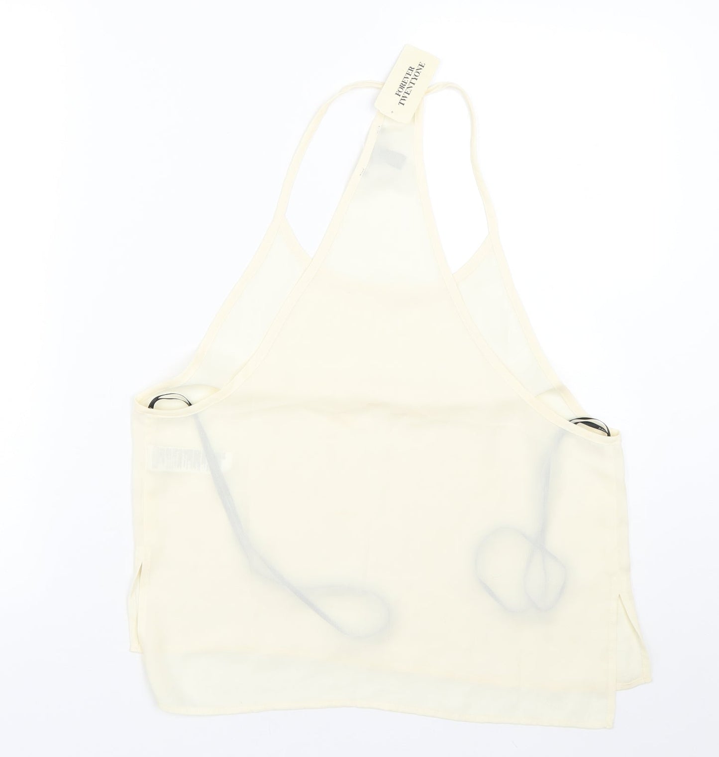 FOREVER 21 Womens Beige   Basic Tank Size S