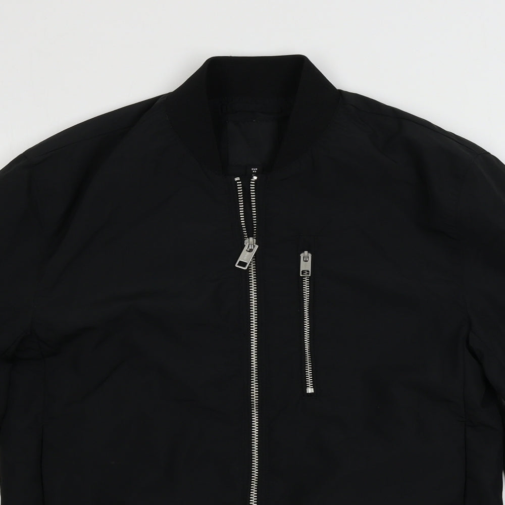 H&M  Womens Black   Jacket Coat Size XS