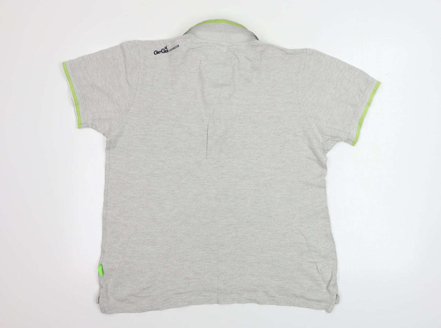 go goi  Mens Grey    Polo Size M