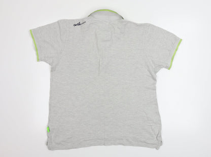 go goi  Mens Grey    Polo Size M