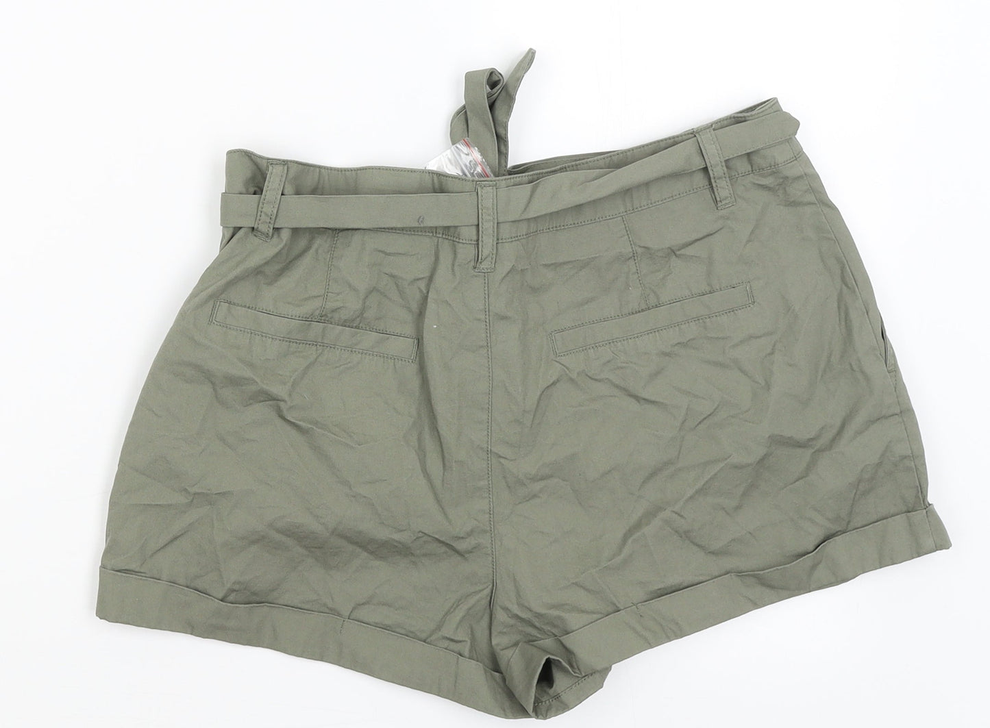FOREVER 21 Womens Green   Hot Pants Shorts Size M