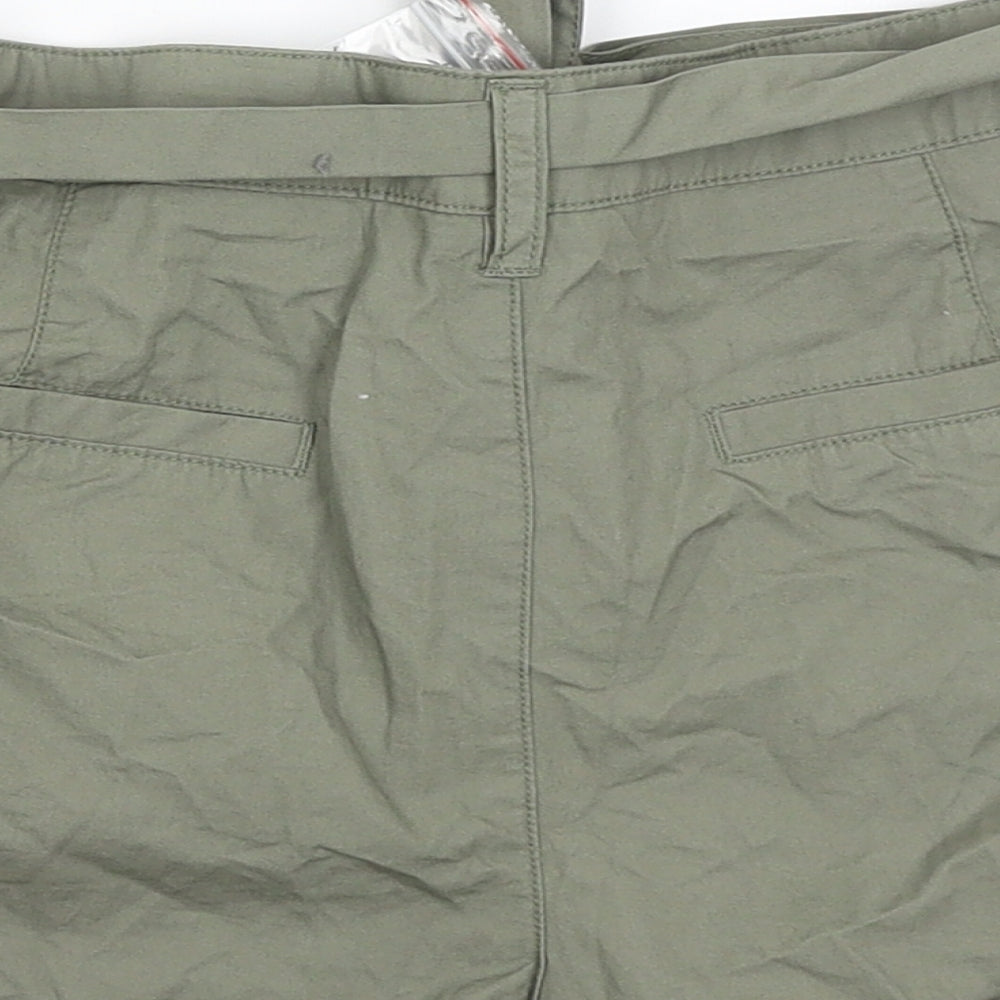 FOREVER 21 Womens Green   Hot Pants Shorts Size M