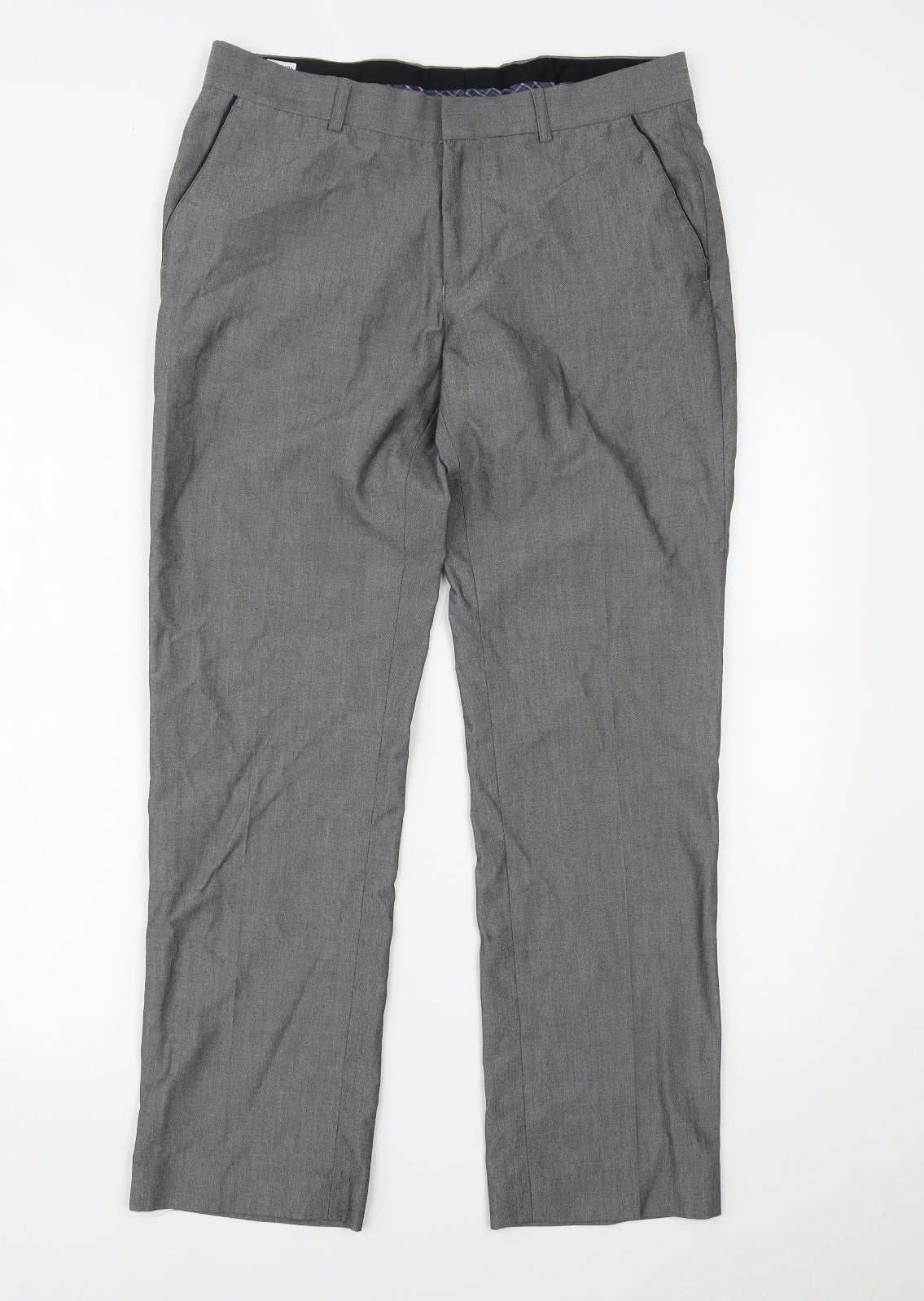 Topman Mens Grey   Dress Pants Trousers Size 34 L28 in