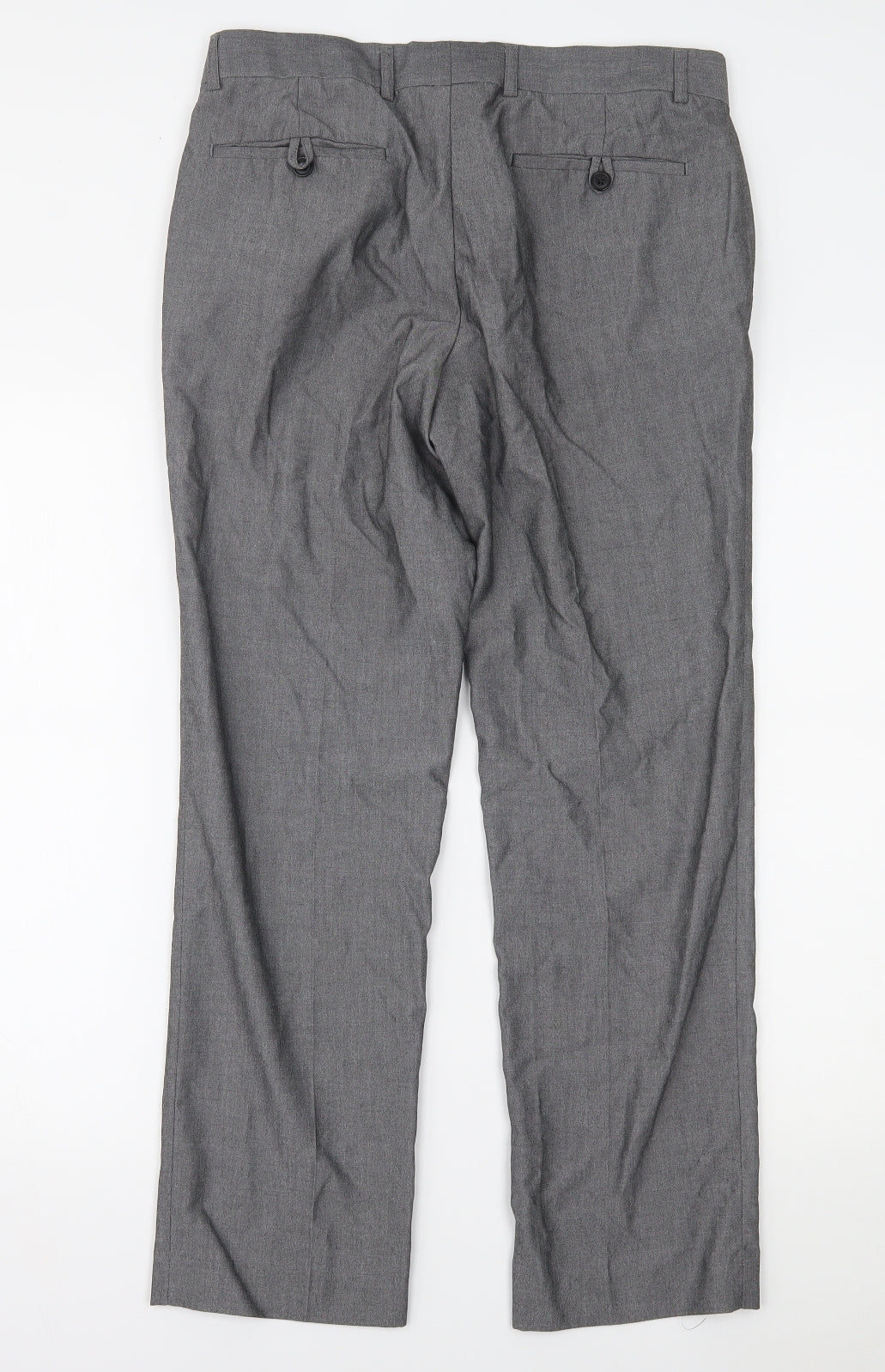 Topman Mens Grey   Dress Pants Trousers Size 34 L28 in