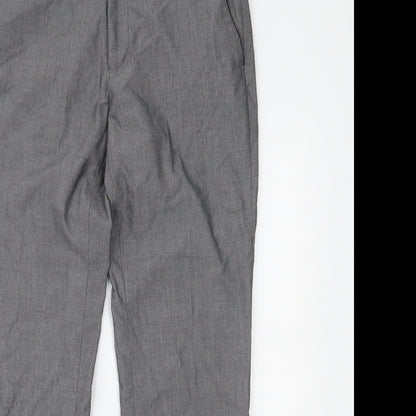 Topman Mens Grey   Dress Pants Trousers Size 34 L28 in