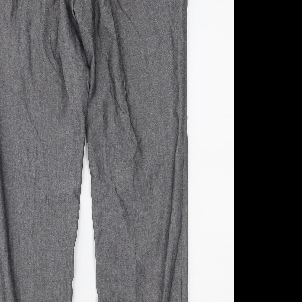 Topman Mens Grey   Dress Pants Trousers Size 34 L28 in