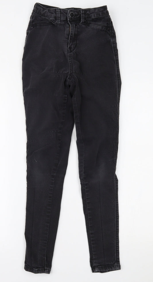 Very Womens Black  Denim Skinny Jeans Size 8 L27 in