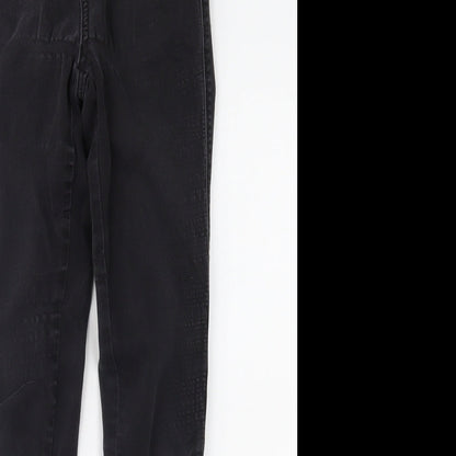 Very Womens Black  Denim Skinny Jeans Size 8 L27 in
