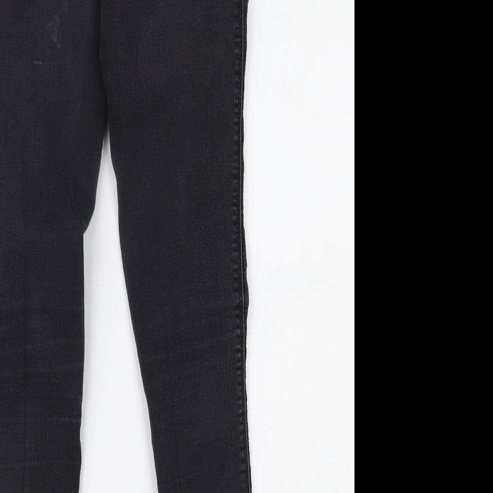 Very Womens Black  Denim Skinny Jeans Size 8 L27 in