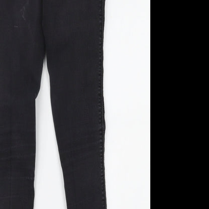 Very Womens Black  Denim Skinny Jeans Size 8 L27 in