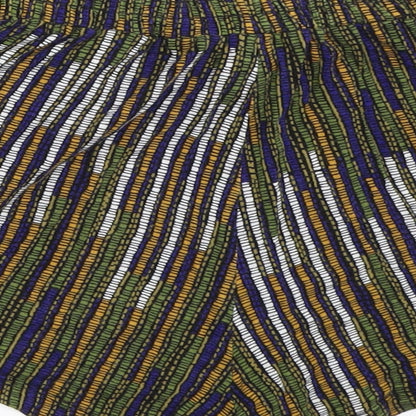 H&M Womens Green   Hot Pants Shorts Size M