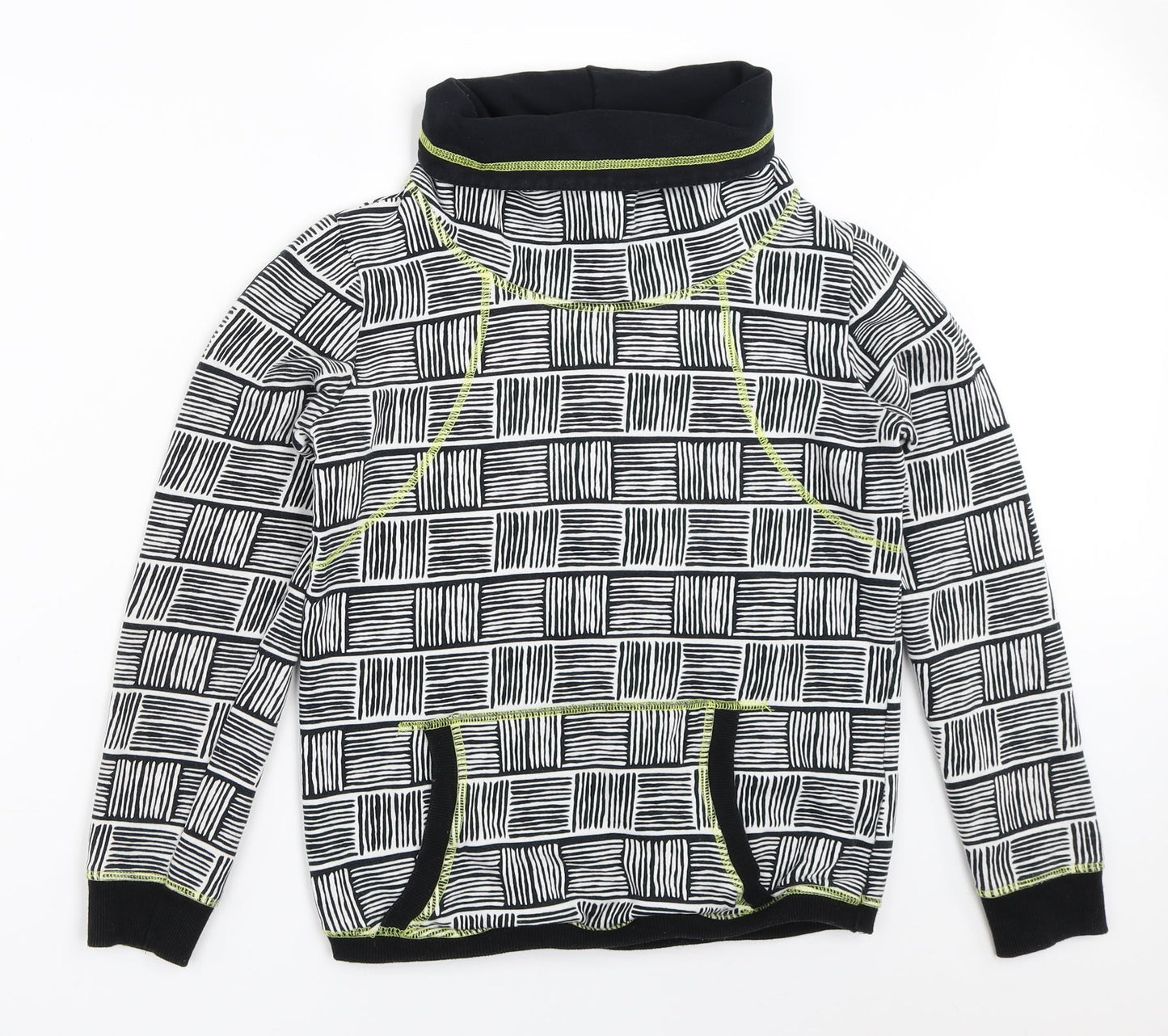 H&M Womens Black   Pullover Sweatshirt Size 36