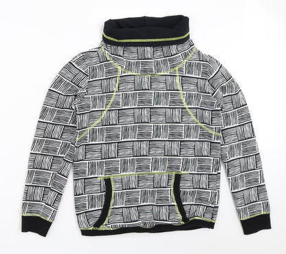 H&M Womens Black   Pullover Sweatshirt Size 36