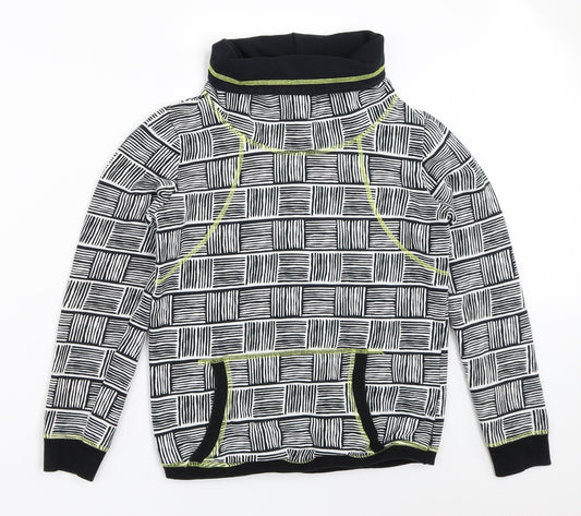 H&M Womens Black   Pullover Sweatshirt Size 36