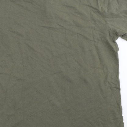 Cedar Wood State Mens Green    Polo Size M