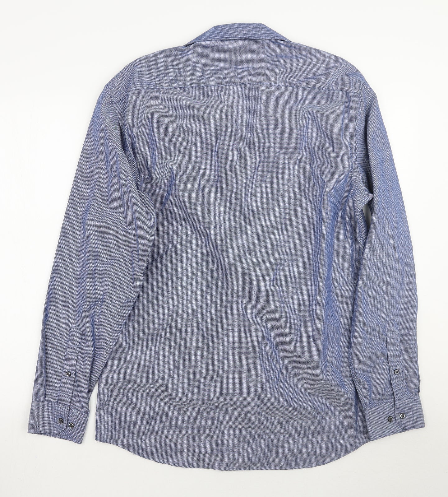 Taylor & Wright Mens Blue    Button-Up Size 15.5