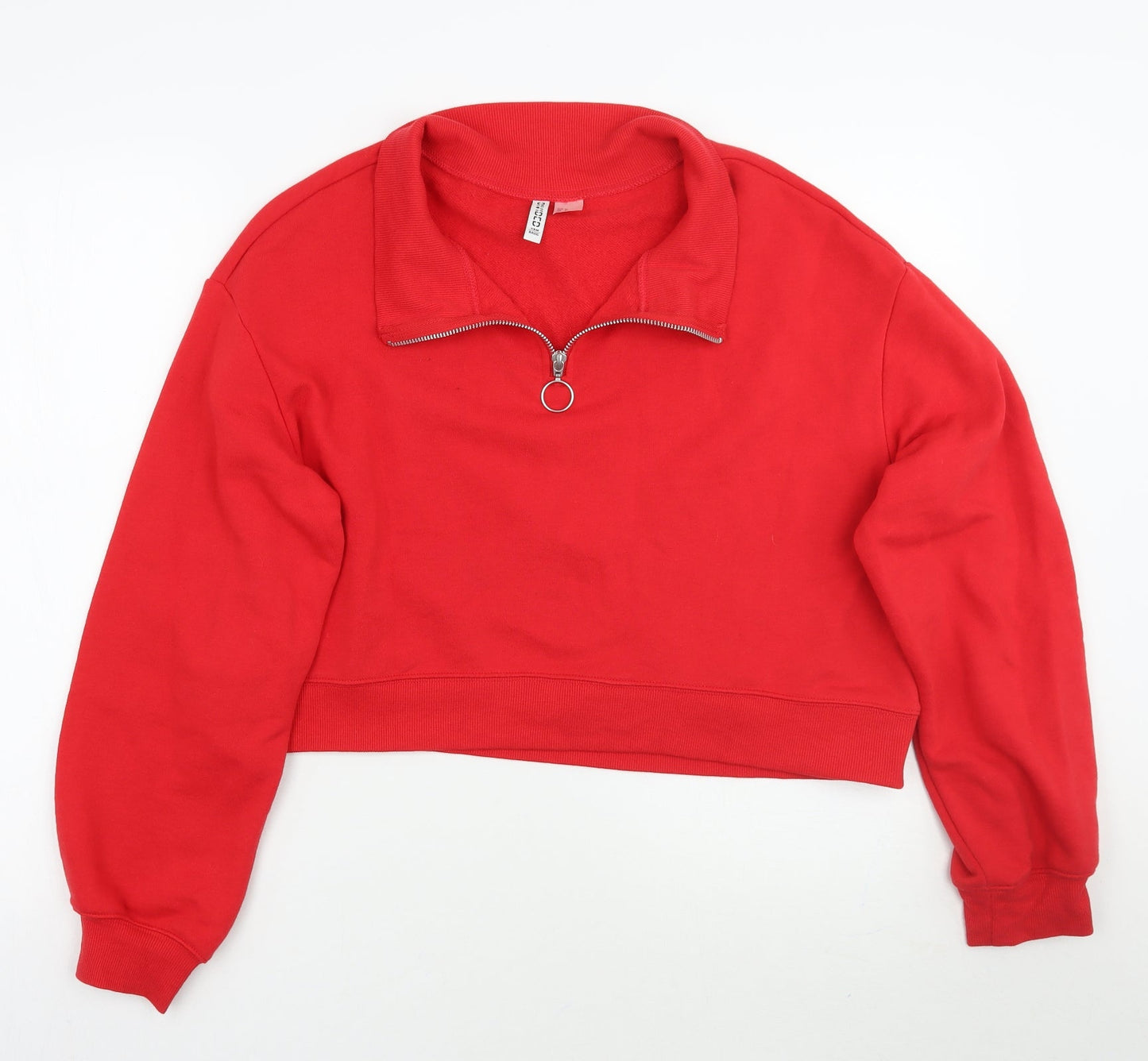 Womens UK Size M H&M Red Pullover Jumper