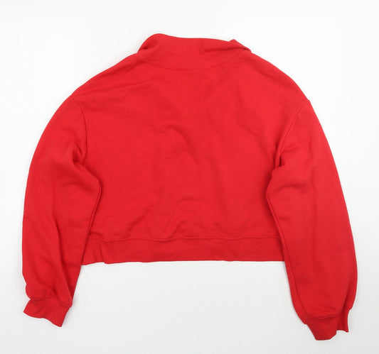 Womens UK Size M H&M Red Pullover Jumper