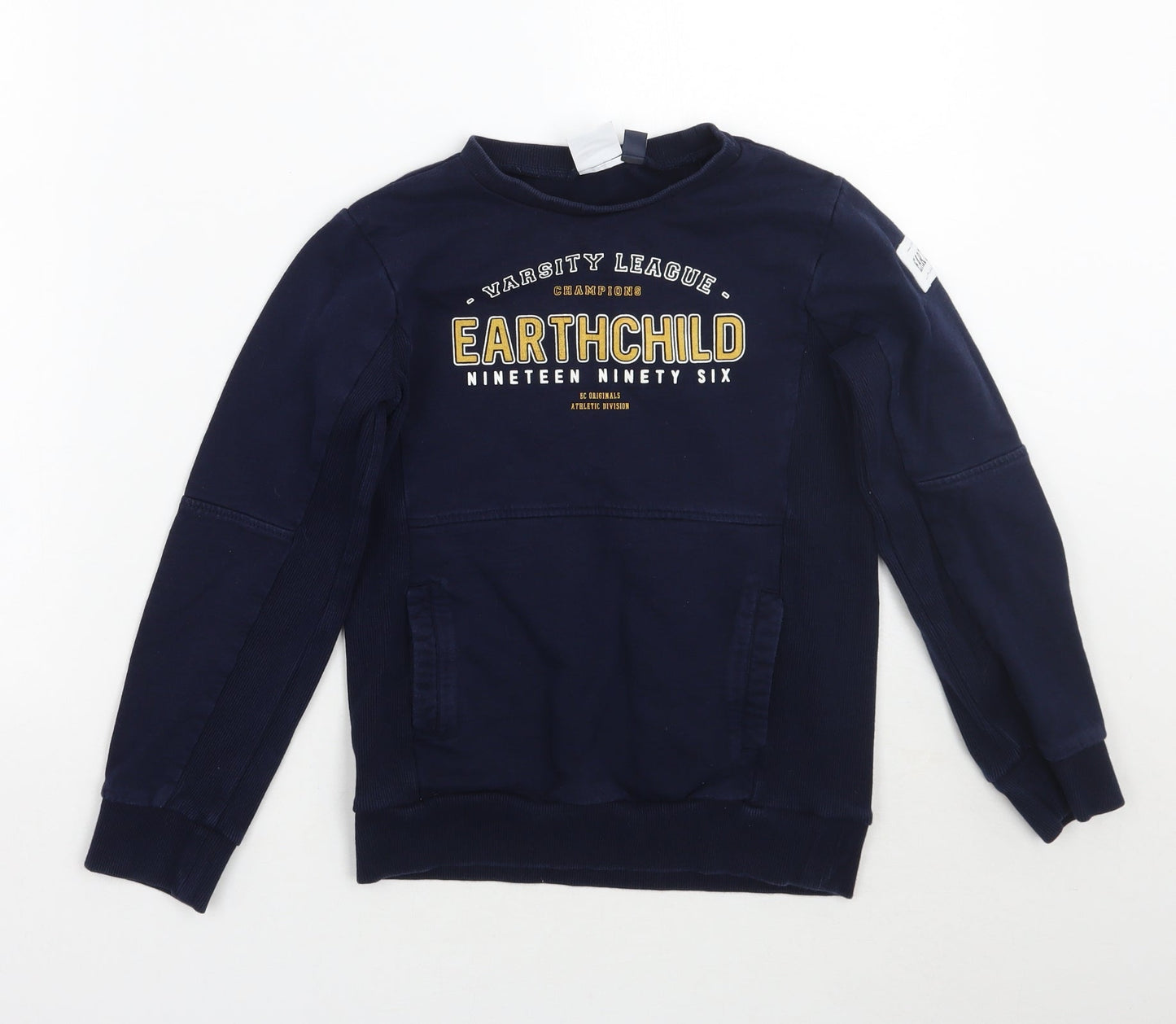 Earth child Boys Blue   Pullover Sweatshirt Size 8-9 Years