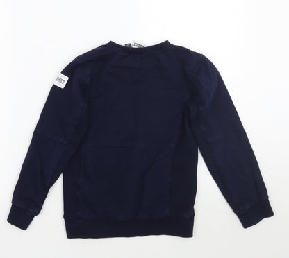 Earth child Boys Blue   Pullover Sweatshirt Size 8-9 Years