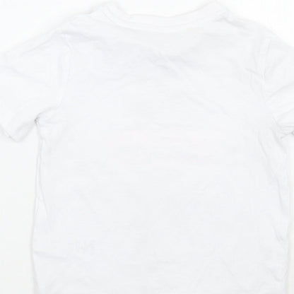 F&F Girls White   Basic T-Shirt Size 3-4 Years