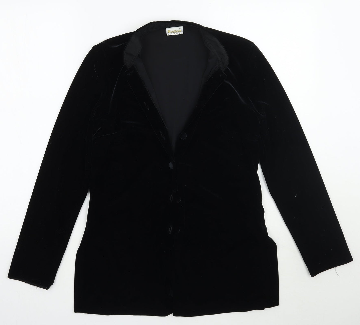 Womens UK Size 10 Roman Black Jacket