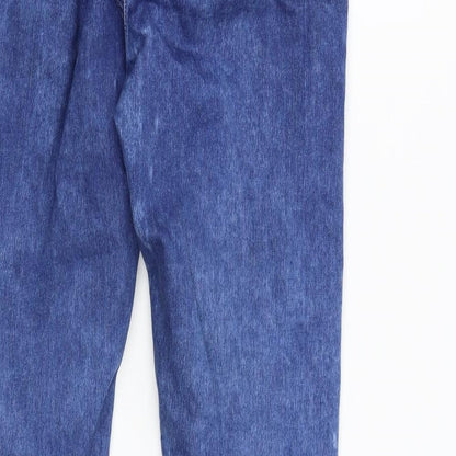 Miss Selfridge Womens Blue  Denim Skinny Jeans Size 8 L30 in