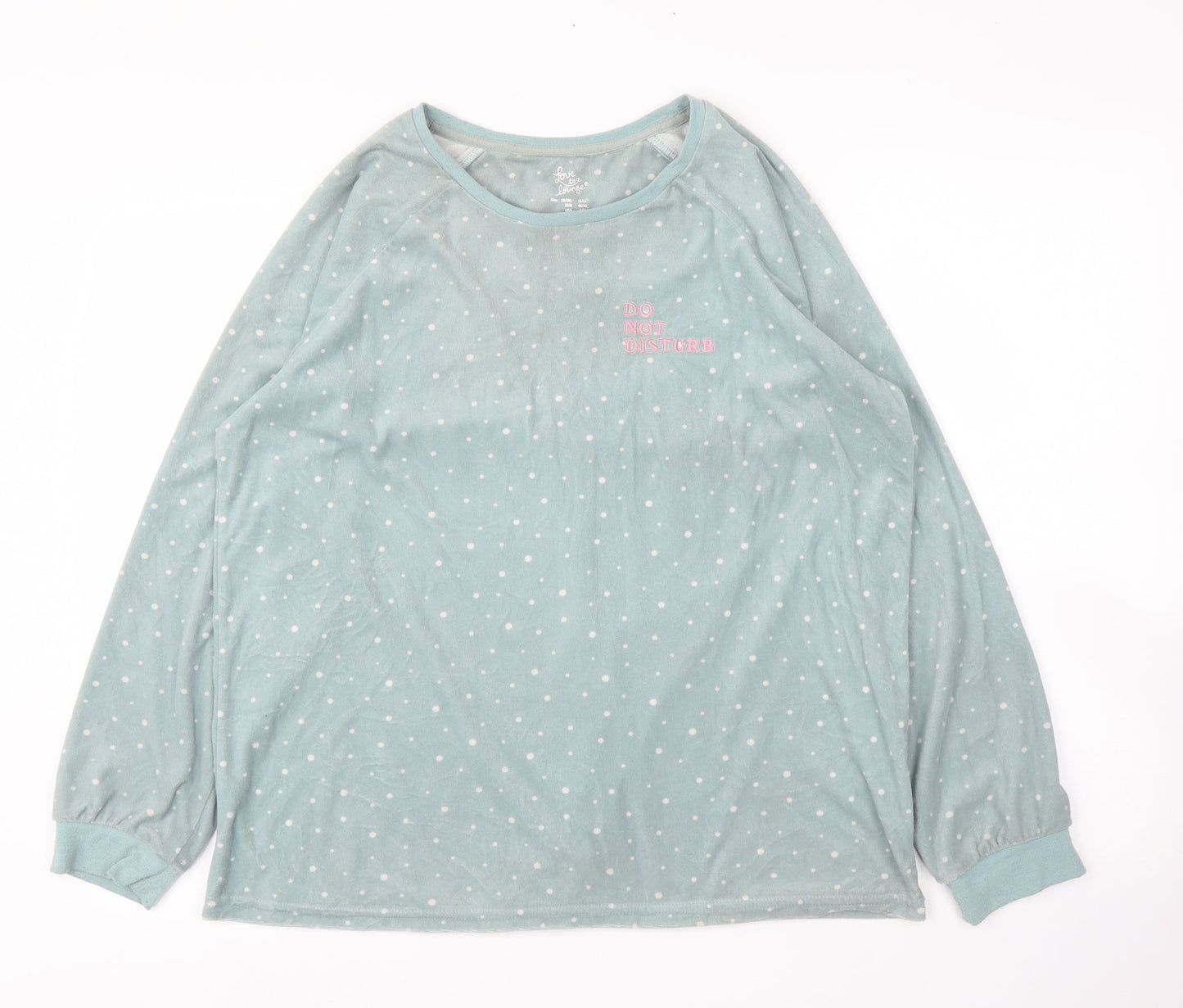 Primark Womens Green Polka Dot  Pullover Jumper Size 12