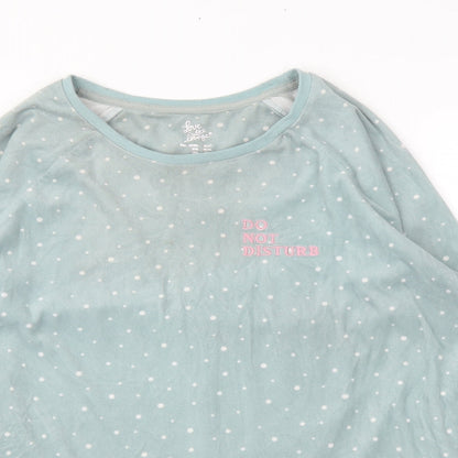 Primark Womens Green Polka Dot  Pullover Jumper Size 12