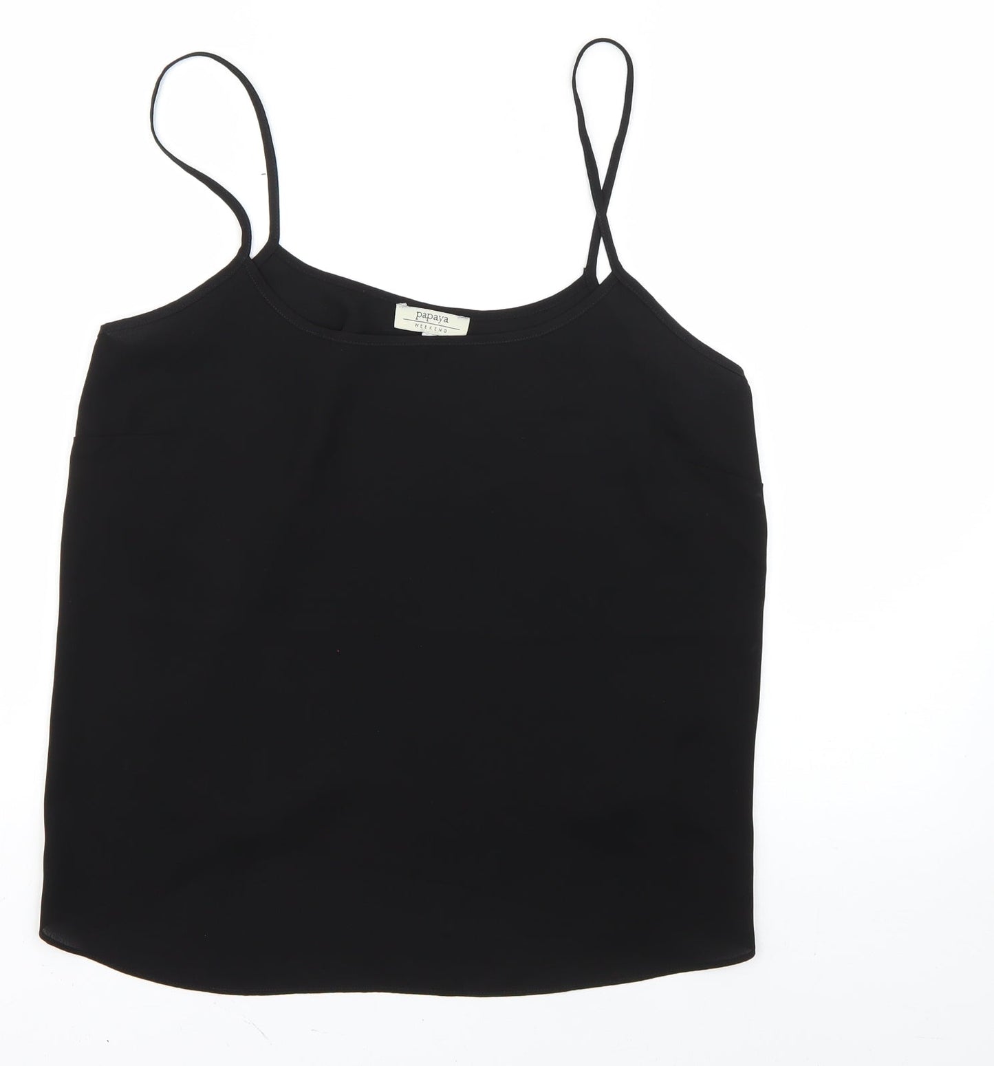 Papaya Womens Black   Basic Tank Size 12