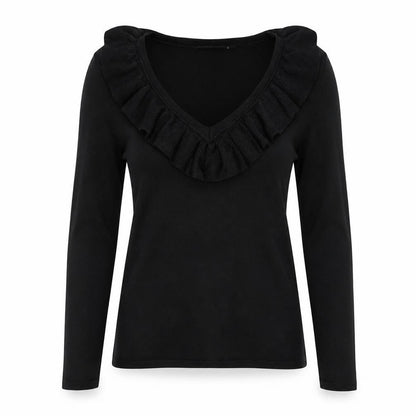 Womens UK Size M H&M Black Pullover Jumper
