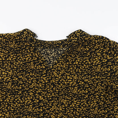 Womens UK Size 6 M&S Black Basic Blouse