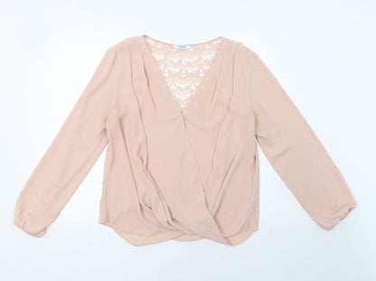 George Womens Pink   Basic Blouse Size 10