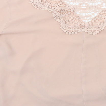 George Womens Pink   Basic Blouse Size 10