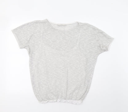 George Womens Grey   Basic Blouse Size 12