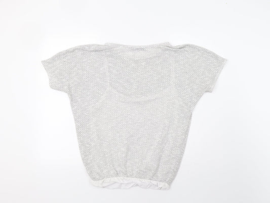George Womens Grey   Basic Blouse Size 12
