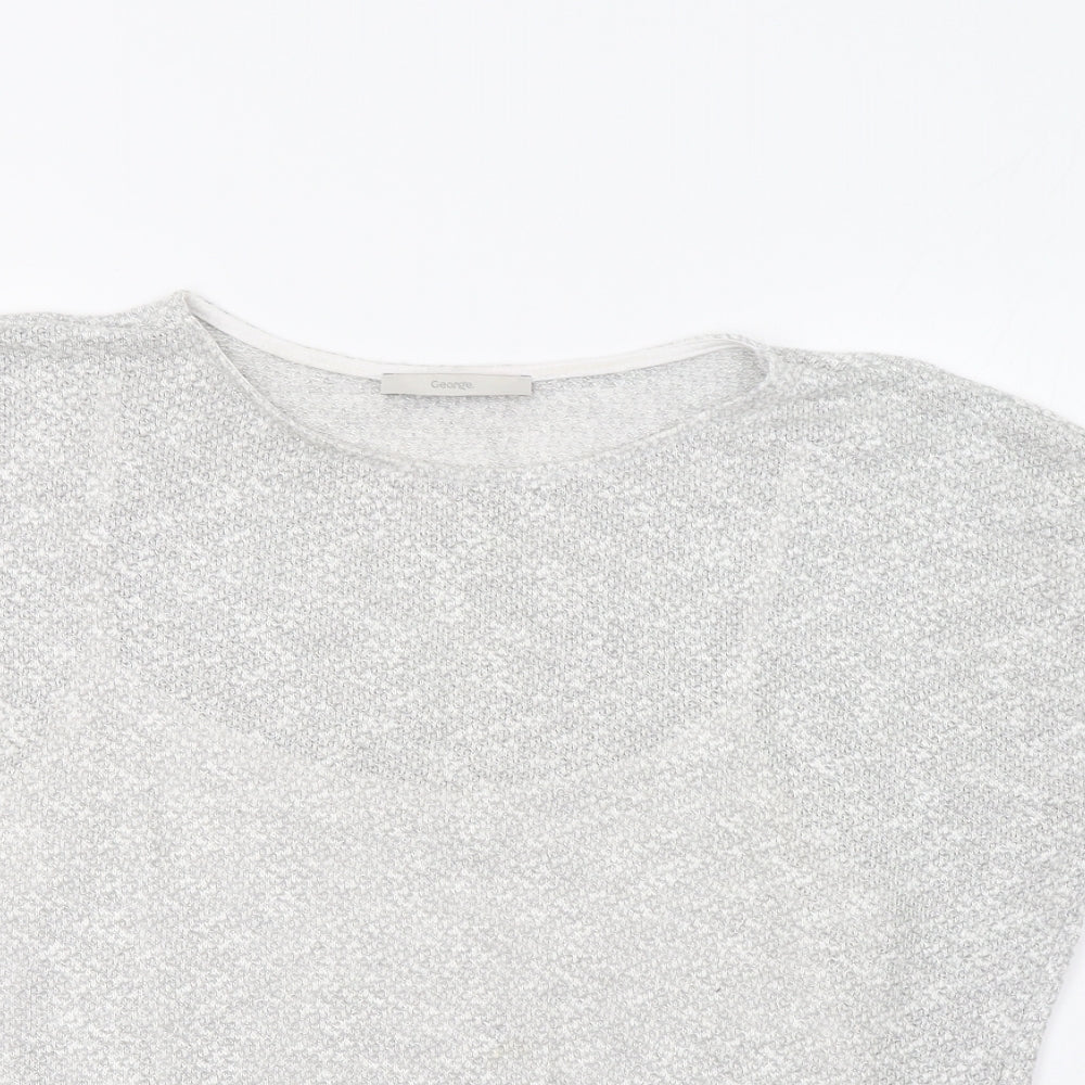 George Womens Grey   Basic Blouse Size 12
