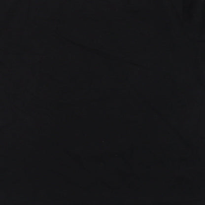 Womens UK Size M Sinsay Black Basic T-Shirt