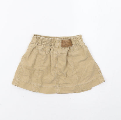 Janie & Jack Baby Brown Floral  Flare Skirt Size 6-9 Months