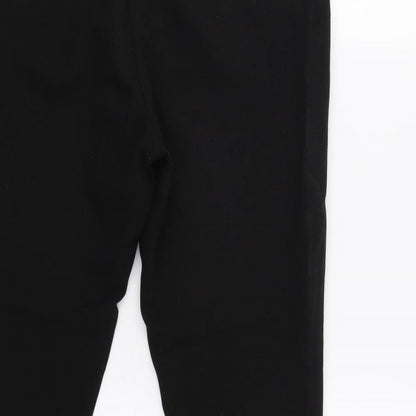 Womens UK Size 12 M&S Regular Fit Dress Pants Black Trousers
