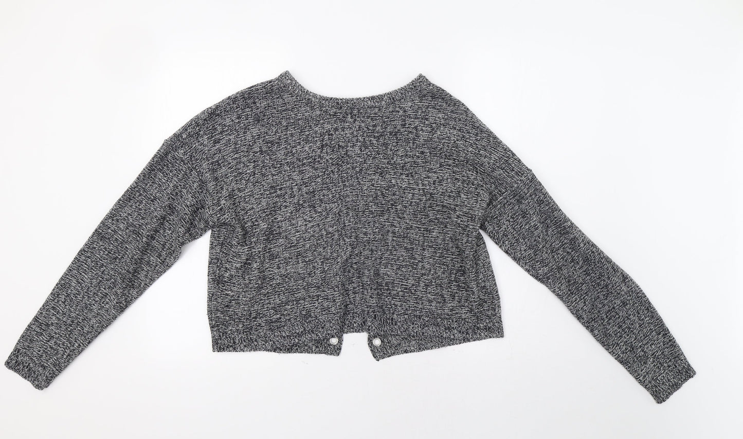 Womens UK Size M Brave Soul Grey Pullover Jumper