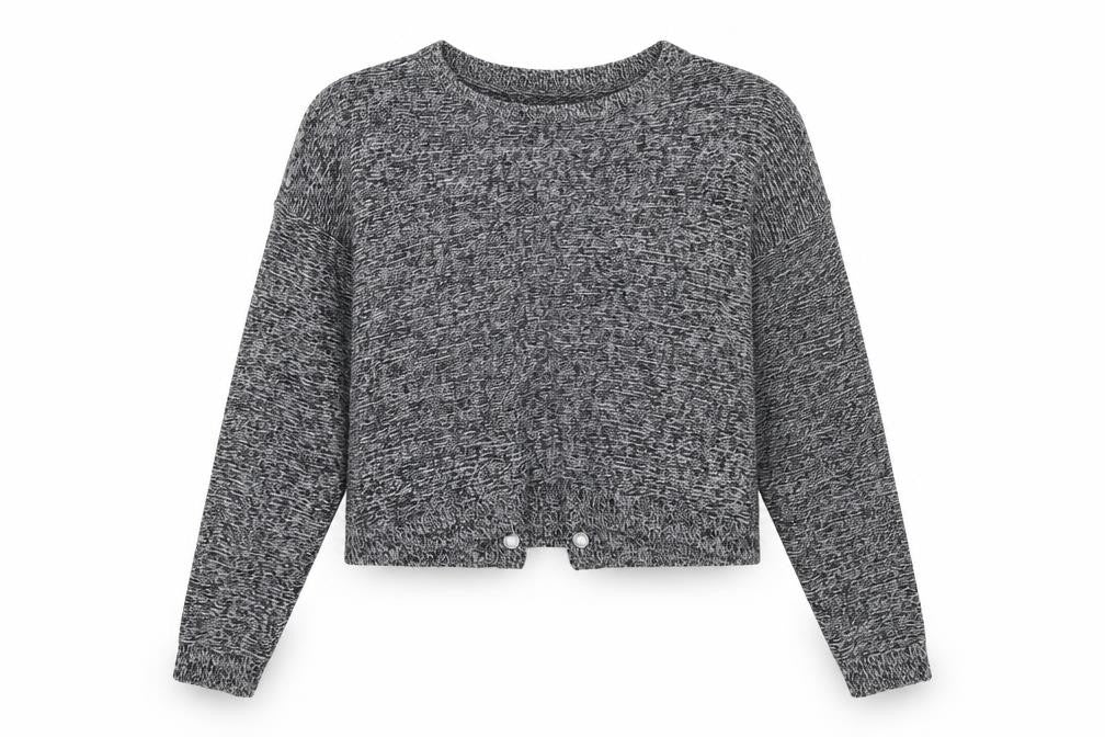 Womens UK Size M Brave Soul Grey Pullover Jumper