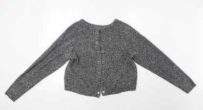 Womens UK Size M Brave Soul Grey Pullover Jumper